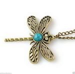 Buy Lishmark New Women'S Retro Hollow Dragonfly Pendant Necklace Sweater Chain Pendants - Purplle