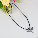 Buy Lishmark Fashion Jewelry Antique Bronze Hatchet Pendant Black Leather Necklce 18? - Purplle