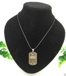 Buy Lishmark New Hot Men Charm Fashion Jewelry Bronze Cross Pendant Black Leather Necklace 01 - Purplle