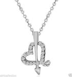 Buy Lishmark Womens 9K White Gold Filled & Aaa Cz Necklace & Pendant Necklace Jewelry - Purplle