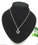 Buy Lishmark New Fashion Charm Wedding Silver Necklace Pendant Jewelry Heart Crystal Blue - Purplle