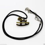 Buy Lishmark Cool Design Pendant Long Retro Black Leather Rope Choker Necklace Wooden Horse - Purplle