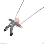 Buy Lishmark 1Pc Creative Cleavage Diver Professor Jumper Pendant With Chain Necklace 50Cm - Purplle