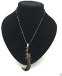 Buy Lishmark Hot Man'S Charm Fashion Jewelry Black Sword Pendant Black Leather Necklace - Purplle
