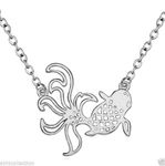 Buy Lishmark Womens Fashion Jewelry 9K White Gold Filled Goldfish Necklace With Pendant - Purplle
