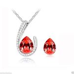 Buy Lishmark 9K White Gold Filled Aaa Cz Stone Necklace With Pendant Womens Fashion Jewelry - Purplle