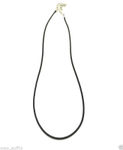 Buy Lishmark Hot Man'S Charm Fashion Jewelry White Scimita Pendant Black Leather Necklace - Purplle
