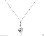Buy Lishmark Womens 9K White Gold Filled White Aaa Cz Angel Wings Necklace & Pendant - Purplle
