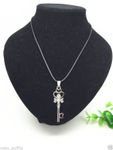 Buy Lishmark Girls Charm Fashion Jewelry White Magic Wand Pendant Black Leather Necklace - Purplle