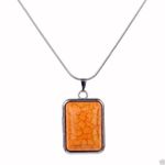 Buy Lishmark Fashion Jewelry Alloy Silver Plated Turquoise Trendy Heart Pendant Necklace 01 - Purplle