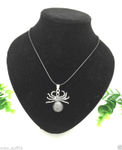 Buy Lishmark Hot Men Jewelry Stainless Steel Vintage Retro Spider Pendant Black Necklace - Purplle