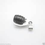Buy Lishmark Men Women Stainless Steel Black Silver Grenade Chain With Pendant - Purplle