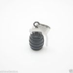 Buy Lishmark Men Women Stainless Steel Black Silver Grenade Chain With Pendant - Purplle