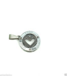Buy Lishmark New Hot Fashion Jewelry Stainless Steel Round Love Pendant Black Rope Necklace - Purplle