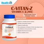 Buy Healthvit C-Vitan-Z Vitamin C & Zinc 60 Tablets - Purplle