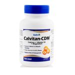 Buy Healthvit Calvitan-Cdm Calcium + Vitamin D3 + Magnesium 60 Tablets - Purplle