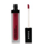 Buy SUGAR Cosmetics Suede Secret Matte Lipcolour - 10 Satin Scarlet (Red) - Purplle