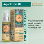 Buy Aryanveda 100% Organic Moroccan Argan Hair Oil - Purplle