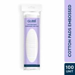 Buy GUBB Cotton Pads for Face Cleansing & Makeup Removal, Embossed - 100 Pads - Purplle