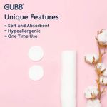 Buy GUBB Cotton Pads for Face Cleansing & Makeup Removal, Embossed - 100 Pads - Purplle