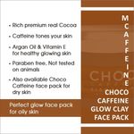 Buy MCaffeine Choco Caffeine Glow Face Mask With Argan Oil and Vitamin E for Oily to Normal Skin - Paraben Free (50 ml) - Purplle