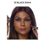 Buy SUGAR Cosmetics - Eye Warned You So! - Double Matte Eyeliner Gel - 01 Black Swan (Black Eye Liner) - Sweat Proof, 100% Waterproof Eye Liner With Matte Finish, Multicolor - Purplle