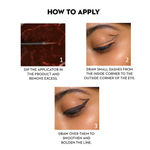 Buy SUGAR Cosmetics - Eye Warned You So! - Double Matte Eyeliner Gel - 01 Black Swan (Black Eye Liner) - Sweat Proof, 100% Waterproof Eye Liner With Matte Finish, Multicolor - Purplle