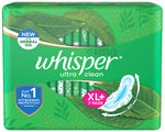 Buy Whisper Ultra Clean Wings Sanitary Pads XL Plus- 7 Pads - Purplle