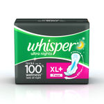 Buy Whisper Ultra Overnight Sanitary Pads XL Plus 7 Pc Pack - Purplle