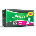 Buy Whisper Ultra Overnight Sanitary Pads XL+ Wings 30 pc Pack - Purplle