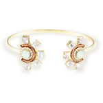 Buy Karatcart Gold Metal Crystal Floweret Charm Bracelet For W - Purplle