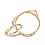 Buy Karatcart Gold Metal Geometrical Ring For Women - Purplle