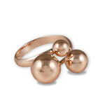 Buy Karatcart Rose Gold Metal Adjustable Ring For Women - Purplle
