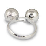 Buy Karatcart Silver Metal Adjustable Ring For Women - Purplle
