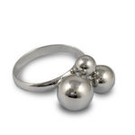 Buy Karatcart Silver Metal Adjustable Ring For Women - Purplle