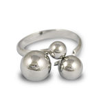 Buy Karatcart Silver Metal Adjustable Ring For Women - Purplle