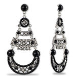 Buy Karatcart Black Bohemian Long Dangle Earrings For Women - Purplle