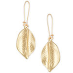 Buy Karatcart Gold Metal Leaf Drop earrings For Women - Purplle