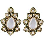 Buy Karatcart Pia Green Meenakari Earrings For Women - Purplle
