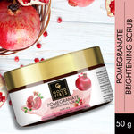 Buy Good Vibes Pomegranate Brightening Face Scrub | Anti-Ageing, Sun Protection | With Almond Oil | No Parabens, No Sulphate, No Mineral Oil (50 g) - Purplle