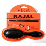 Buy Vega Eye Glam Kajal + Vega Hair Brush FREE - Purplle
