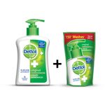 Buy Dettol Germ Protection Liquid Handwash Pump, Original (200 ml) with Dettol Liquid Handwash Refill (175 ml) - Purplle