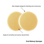 Buy Salon Palette Makeup Sponges Oval (Pack of 2) - Purplle
