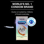 Buy Durex Air Condoms (Pack of 10) - Purplle