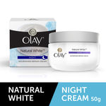 Buy Olay Natural White Nourishing Repair Night Cream (50 g) - Purplle