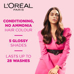 Buy L'Oreal Paris Casting Creme Gloss Hair Color With Glycolic Gloss Complex | Mini | Shade 200 - Ebony Black | 20ml + 20g + 5g - Purplle