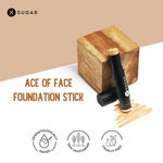 Buy SUGAR Cosmetics Ace Of Face Foundation Stick with In-Built Brush | Lasts 24hrs | Full Coverage Foundation for Women | 12gm - 50 Mocha - Purplle
