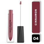 Buy Bella Voste Ulti-Matte Liquid Lipstick Cinnamon (04) (3.7 ml) - Purplle