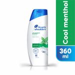 Buy Head & Shoulders Cool Menthol Shampoo (360 ml) - Purplle