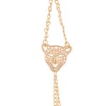 Buy Femnmas Leopard Ring Chain Bracelet - Purplle